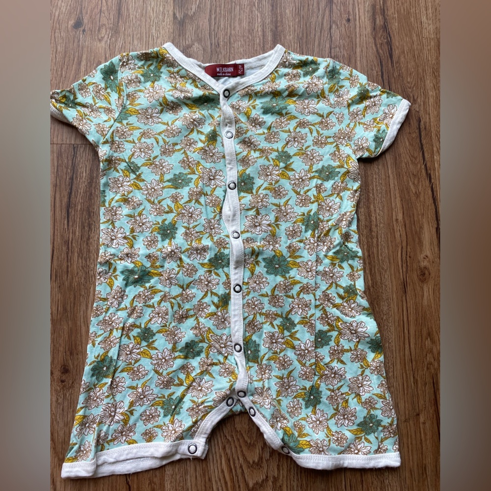 Milkbarn Blue Flowers Pj’s